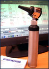 Auriscope screen