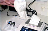 Blood pressure printout