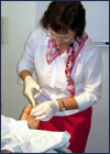 Female Dr at work