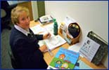 Nurse at desk