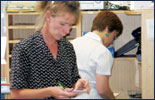 Receptionists Working
